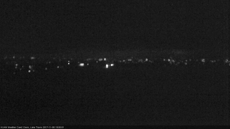 Lake Travis webcam, November 8, 2017 6:15 PM CT