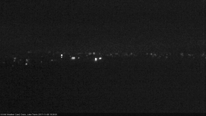 Lake Travis webcam, November 8, 2017 6:35 PM CT