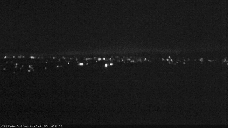 Lake Travis webcam, November 8, 2017 7:10 PM CT