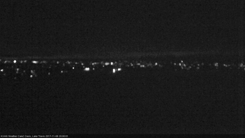 Lake Travis webcam, November 8, 2017 7:15 PM CT