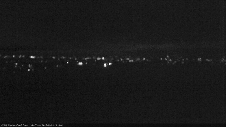 Lake Travis webcam, November 8, 2017 7:35 PM CT