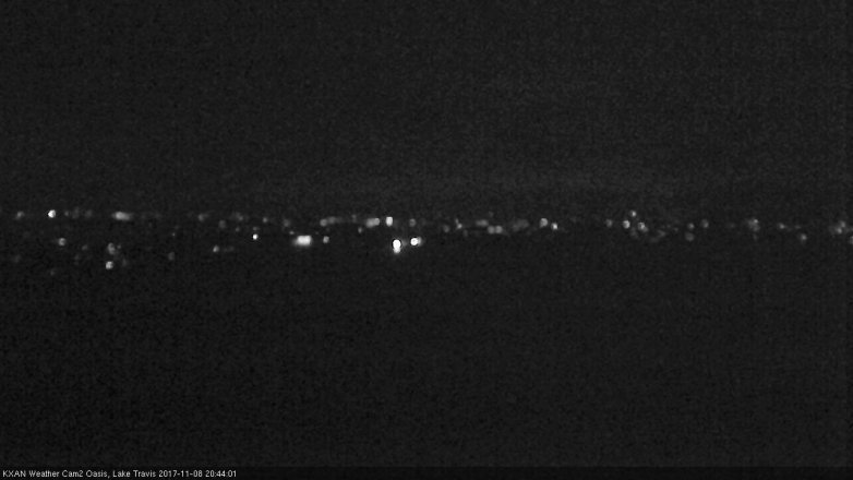 Lake Travis webcam, November 8, 2017 8:10 PM CT
