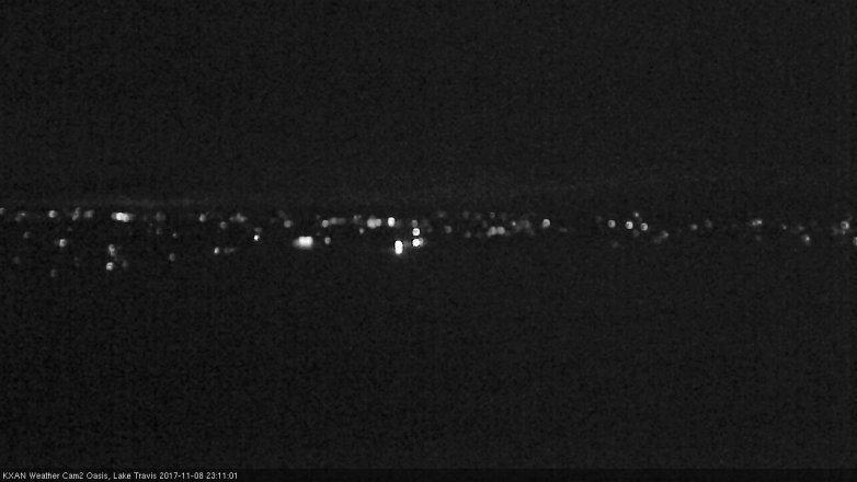 Lake Travis webcam, November 8, 2017 10:40 PM CT