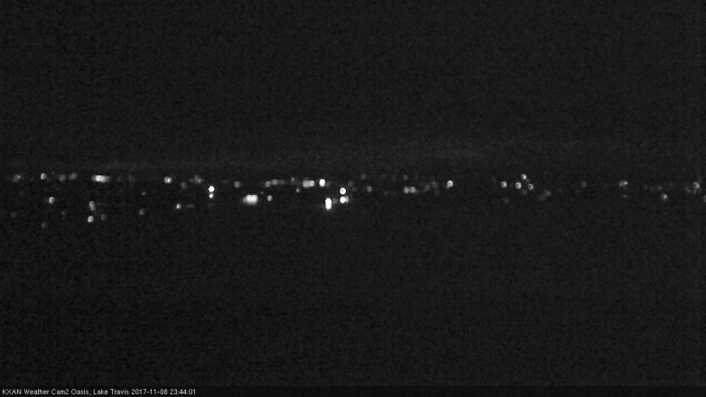 Lake Travis webcam, November 8, 2017 11:05 PM CT
