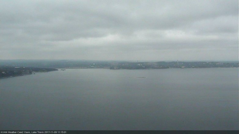 Lake Travis webcam, November 9, 2017 10:35 AM CT