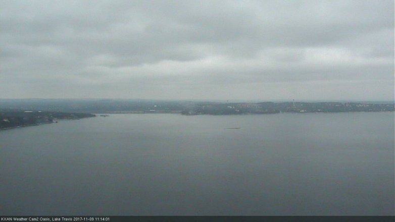 Lake Travis webcam, November 9, 2017 10:40 AM CT