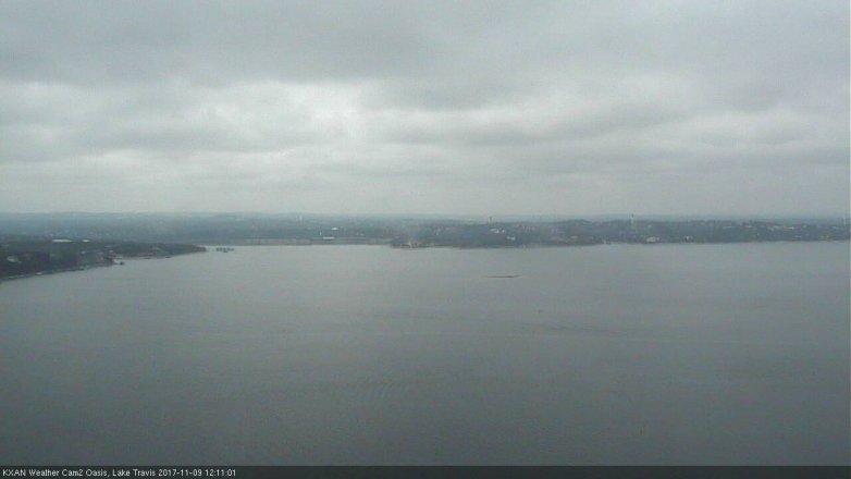 Lake Travis webcam, November 9, 2017 11:15 AM CT