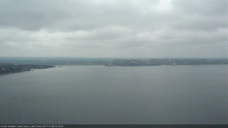 Lake Travis webcam, November 9, 2017 11:20 AM CT