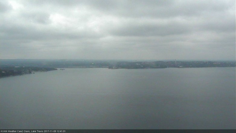Lake Travis webcam, November 9, 2017 12:10 PM CT