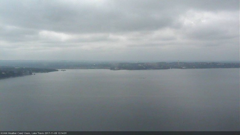 Lake Travis webcam, November 9, 2017 12:20 PM CT