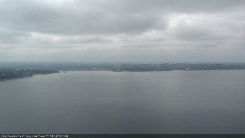 Lake Travis webcam, November 9, 2017 12:25 PM CT