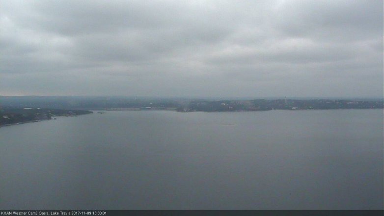 Lake Travis webcam, November 9, 2017 12:45 PM CT