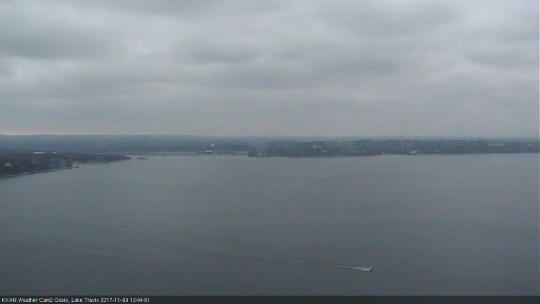Lake Travis webcam, November 9, 2017 12:55 PM CT