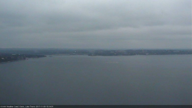 Lake Travis webcam, November 9, 2017 2:35 PM CT