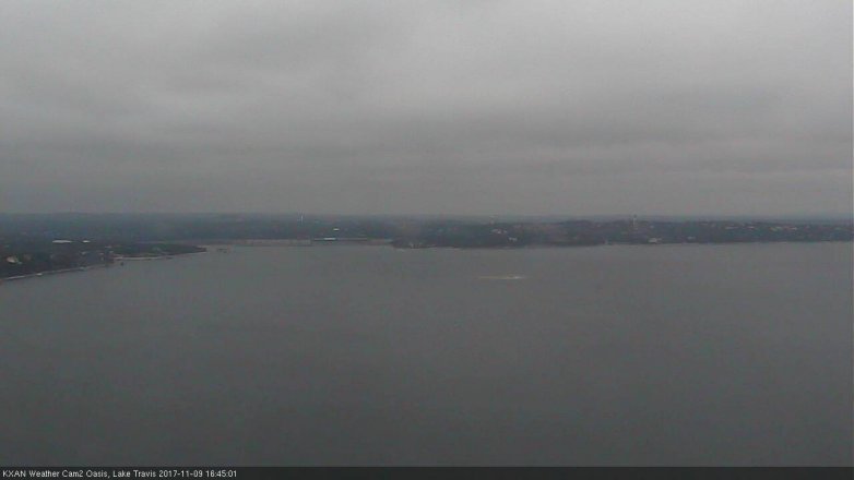 Lake Travis webcam, November 9, 2017 3:50 PM CT
