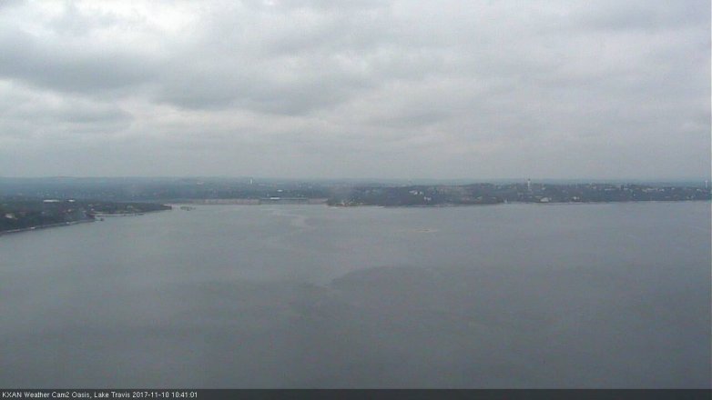 Lake Travis webcam, November 10, 2017 10:05 AM CT
