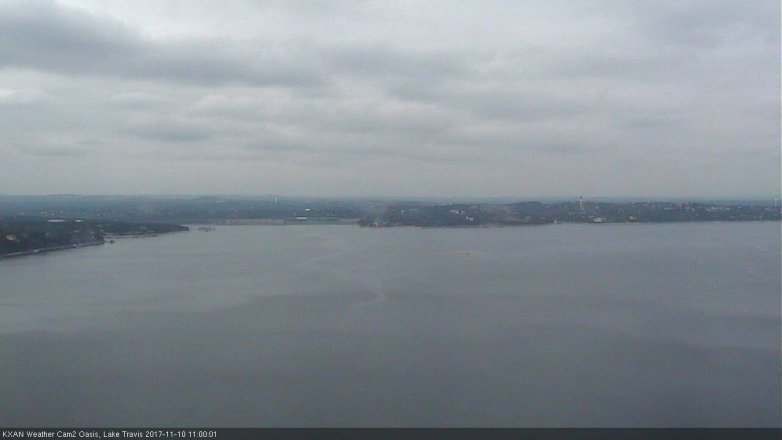 Lake Travis webcam, November 10, 2017 10:10 AM CT