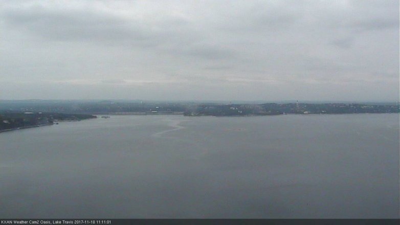 Lake Travis webcam, November 10, 2017 10:25 AM CT