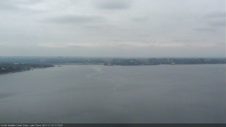 Lake Travis webcam, November 10, 2017 10:30 AM CT
