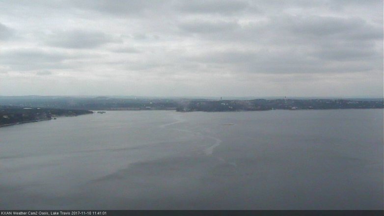 Lake Travis webcam, November 10, 2017 10:50 AM CT