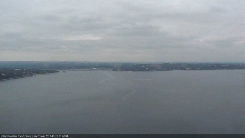 Lake Travis webcam, November 10, 2017 10:55 AM CT
