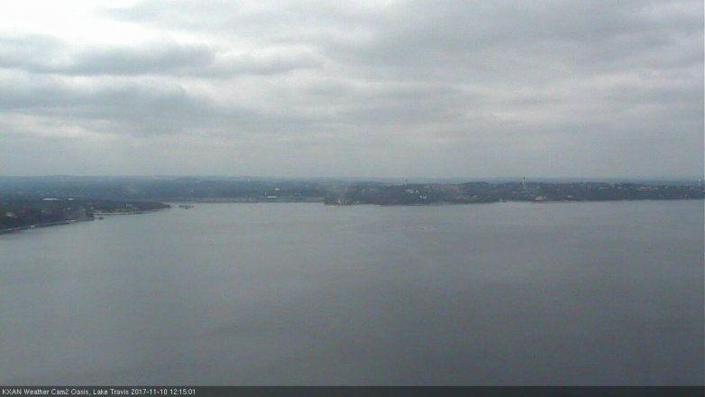 Lake Travis webcam, November 10, 2017 11:45 AM CT