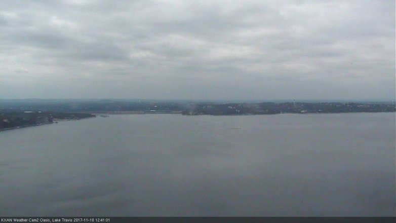 Lake Travis webcam, November 10, 2017 12:05 PM CT