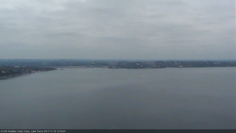 Lake Travis webcam, November 10, 2017 12:25 PM CT