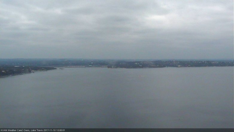 Lake Travis webcam, November 10, 2017 12:30 PM CT