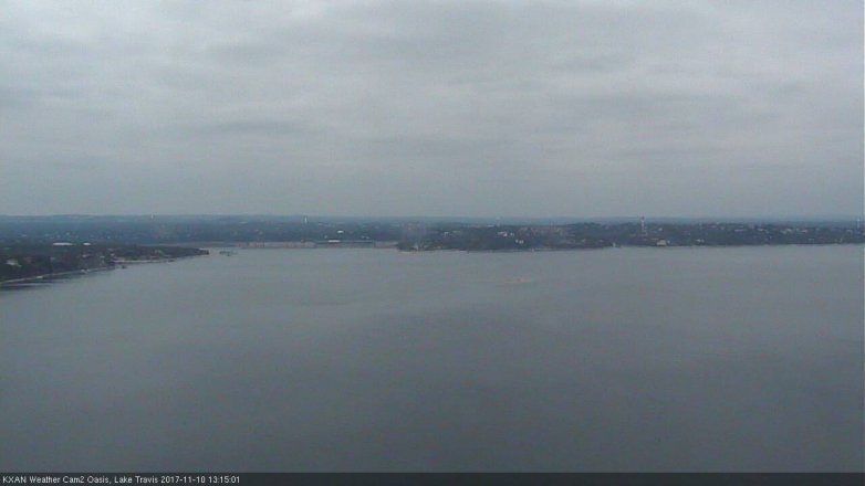 Lake Travis webcam, November 10, 2017 12:35 PM CT