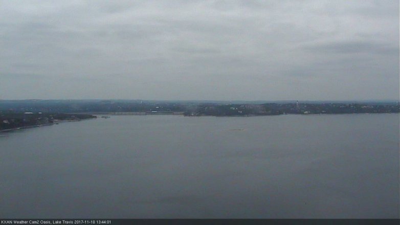 Lake Travis webcam, November 10, 2017 12:50 PM CT