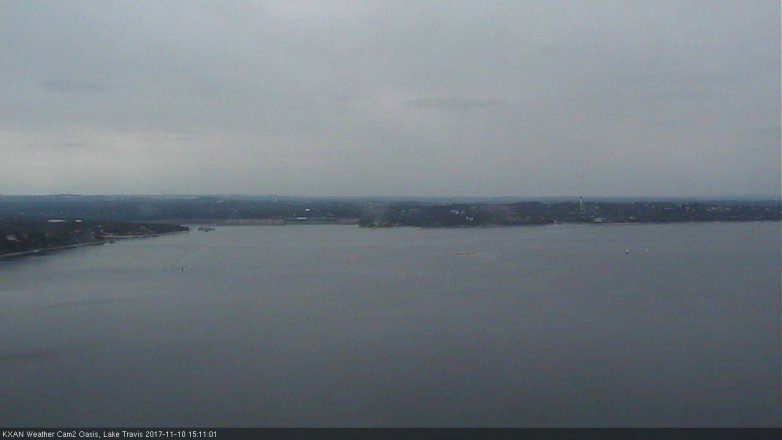 Lake Travis webcam, November 10, 2017 2:40 PM CT