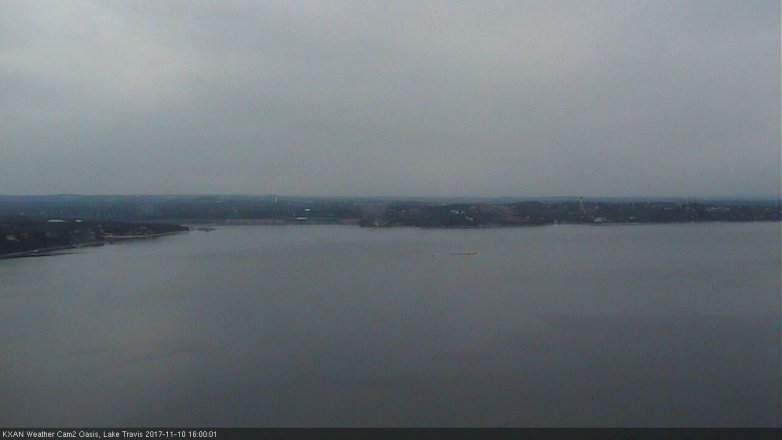 Lake Travis webcam, November 10, 2017 3:25 PM CT
