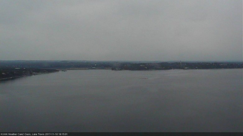 Lake Travis webcam, November 10, 2017 3:35 PM CT
