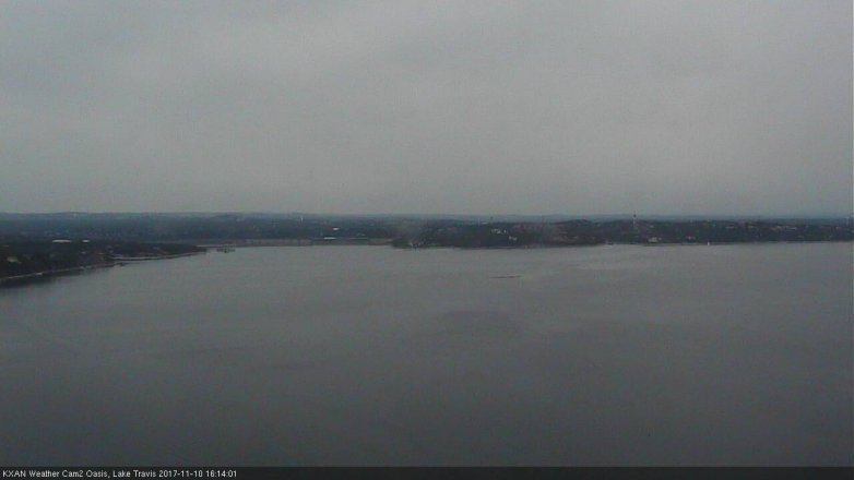 Lake Travis webcam, November 10, 2017 3:40 PM CT