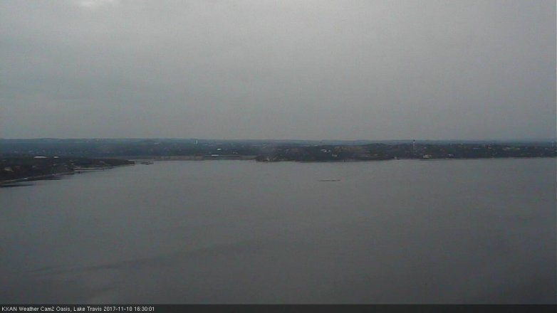 Lake Travis webcam, November 10, 2017 3:50 PM CT