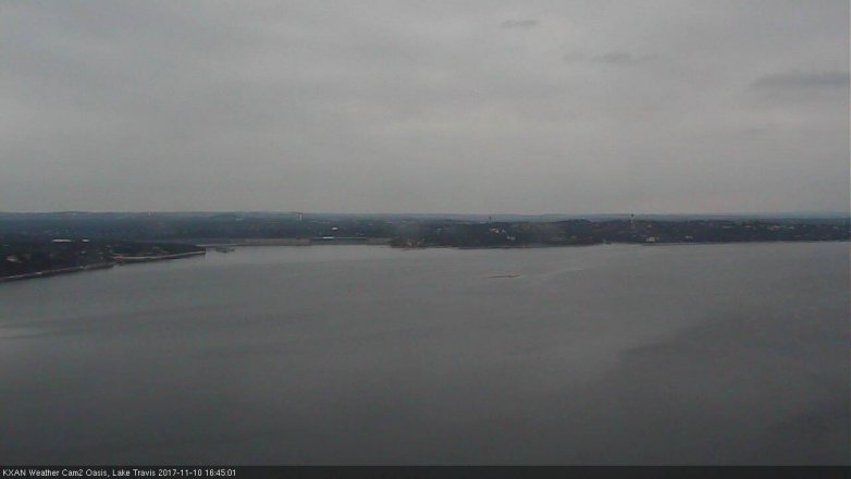 Lake Travis webcam, November 10, 2017 3:55 PM CT