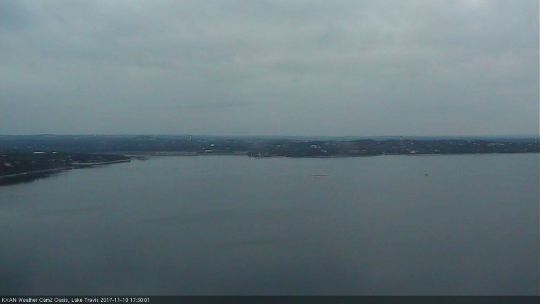 Lake Travis webcam, November 10, 2017 4:40 PM CT