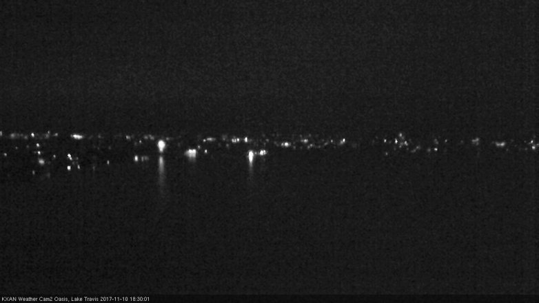 Lake Travis webcam, November 10, 2017 5:40 PM CT