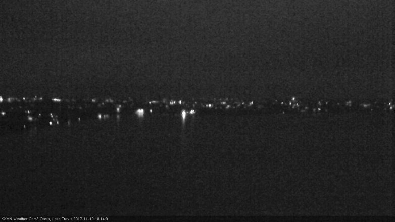 Lake Travis webcam, November 10, 2017 5:45 PM CT