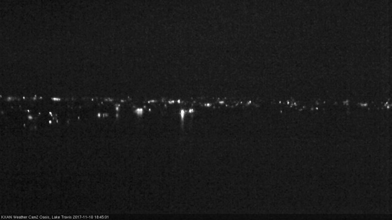Lake Travis webcam, November 10, 2017 5:50 PM CT