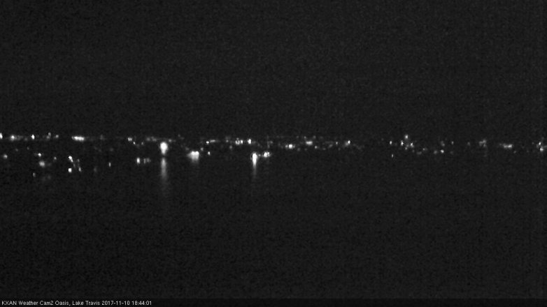 Lake Travis webcam, November 10, 2017 6:00 PM CT