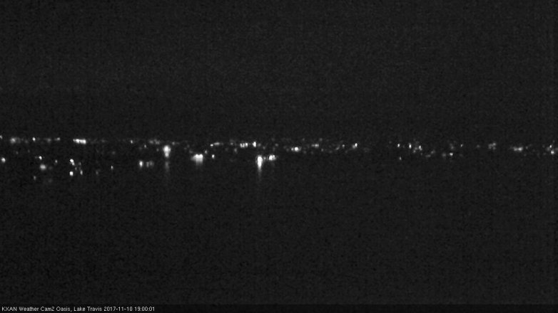 Lake Travis webcam, November 10, 2017 6:05 PM CT