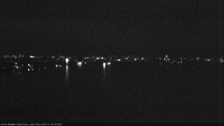 Lake Travis webcam, November 10, 2017 6:20 PM CT