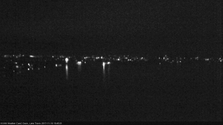 Lake Travis webcam, November 10, 2017 6:50 PM CT
