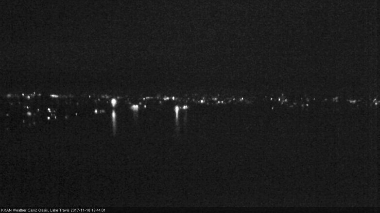 Lake Travis webcam, November 10, 2017 6:55 PM CT