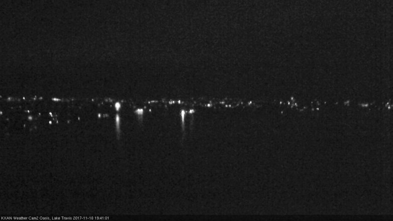 Lake Travis webcam, November 10, 2017 7:00 PM CT