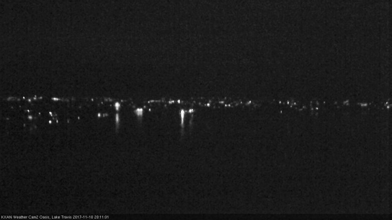 Lake Travis webcam, November 10, 2017 7:15 PM CT