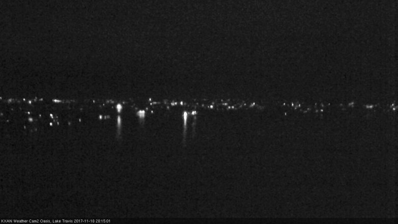 Lake Travis webcam, November 10, 2017 7:25 PM CT
