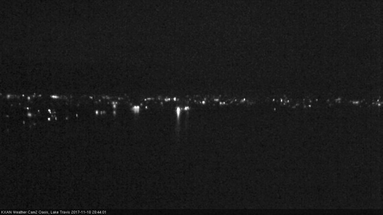 Lake Travis webcam, November 10, 2017 7:50 PM CT